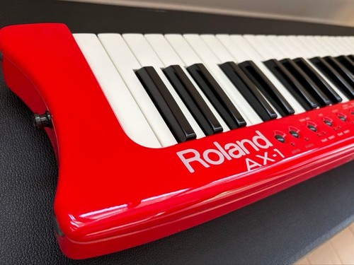 Roland red keyboard - roland, ax-1