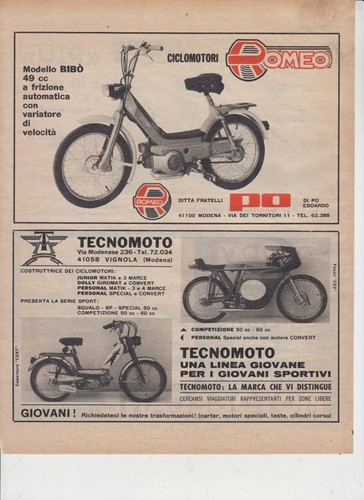 Advertising ciclomotori romeo - advertising,