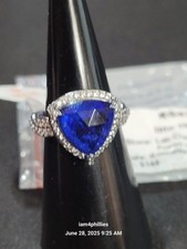 Bomb Party RG83191 - Into The Glow, taglia 6 ematite zaffiro crepuscolare creata in laboratorio