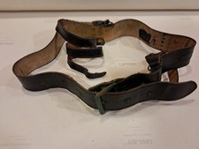 Cinturone  pelle nera vintage
