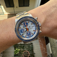 Tudor Big Block Montecarlo 1975-85 Rolex Era Raro Crono Automatico Acciaio 40mm