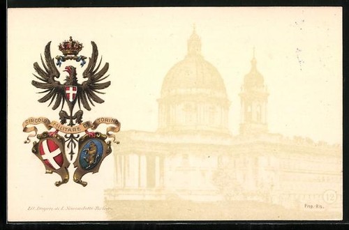 Cartolina circolo militare - cartolina,