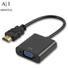 Cavo Adattatore HDMI Maschio a VGA Femmina Convertitore HD per PC TV Laptop