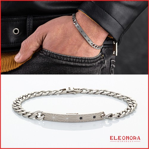 Bracciale uomo acciaio - da,