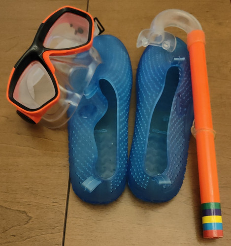 Lotto mare maschera sub - maschera, con