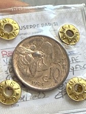 10 CENTESIMI APE 1924.  QFDC PERIZIATA