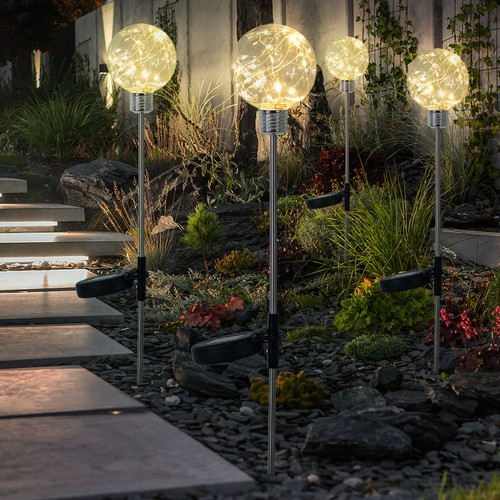 Globo lampada solare led da - 4x,