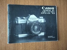 CANON AT 1 FOTO CAMERA ISTRUZIONI D' USO EDIZIONE ITALIANA 1980 FOTOGRAFIA VINTA