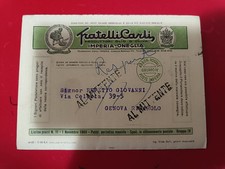 Cartolina Ordinazione Fratelli