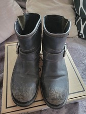 Ash biker boots destroyrd - ash,