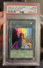 Yugioh 2002 Cambio Cuore PSA
