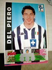 MEGA ADESIVO BOLLE GOMMA ALESSANDRO DEL PIERO JUVENTUS INTROVABILE