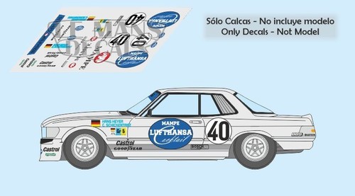 Decals mercedes 450 slc - decals,