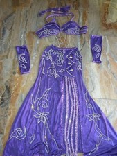 Costume bellydance danza del ventre viola