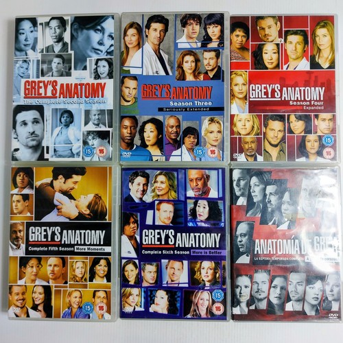 Grey anatomy dvd - lot, seasons