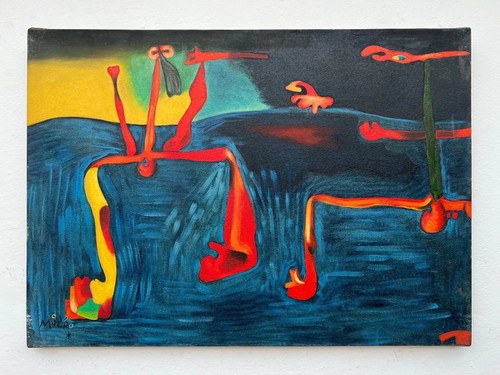 Quadro olio tela - su, miro