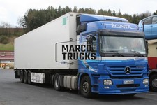 Truck photo Mercedes-Benz Actros 1844 Refrigerated semitrailer Slovenia b #e1nd