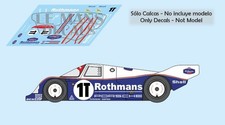 Decals Porsche 962C Le Mans