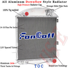 1005 3-Row Aluminum Radiator