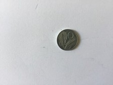 Moneta di 10 lire spiga del 1974