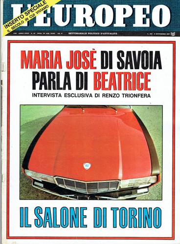 Europeo 1967 salone auto - europeo,