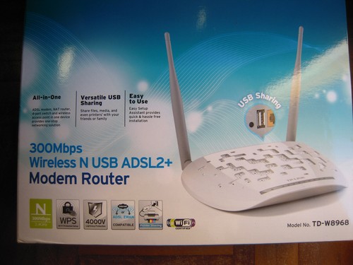 Link w8968 modem - td-w8968, router