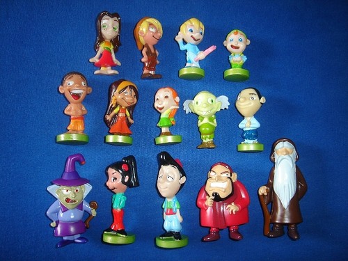 Set figurine scuola magica - set,