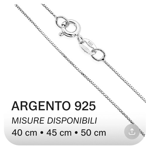 Collana veneziana argento - collana,