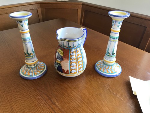 Ceramica antica deruta tris - ceramica,