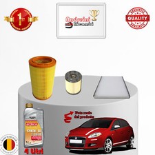 KIT TAGLIANDO 3 FILTRI E OLIO FIAT BRAVO II 1.4 T-JET 88KW 120CV 2008 ->