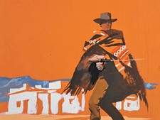 KAREL THOLE - OPERA D'ARTE ORIGINALE 1966 POCHI DOLLARI IN PIÙ EASTWOOD LEONE POSTER