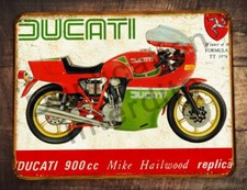 Plaque métal Ducati 900 MHR