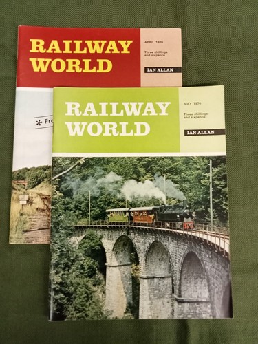 Railway world magazine 1970 - magazine.,