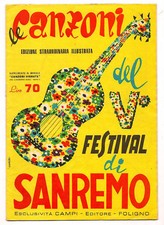 LE CANZONI DEL 5° FESTIVAL DI