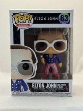 Funko Pop! Rocks Elton John #63 rosso, bianco blu personaggio in vinile