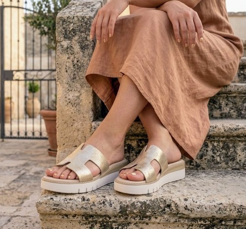 Ciabatte donna platino - ciabatte,