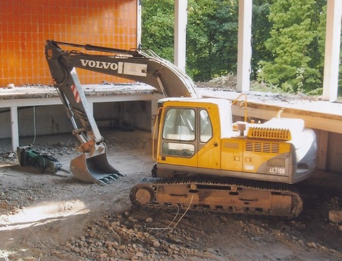 Vecchia foto escavatore volvo - vecchia,