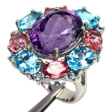 Argento 925 12 x 15 mm. Anello