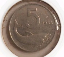 Moneta Mondiale ITALIA-5 LIRE