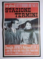 Poster Locandina Stazione Termini Vittorio De Sica 42x27cm Film Tv Cinema