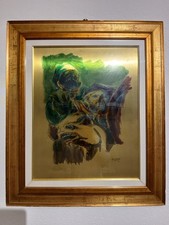 Quadro Classico Di Purificato, Con Cavallo  ,colorato 