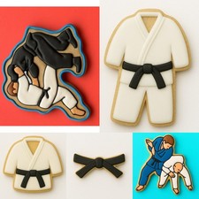 Set di 5 tagliabiscotti arte marziale karate jujitsu