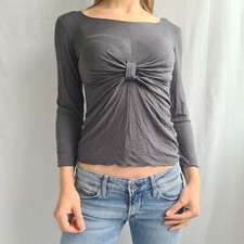 Camicetta donna Armani Collezioni taglia IT 42 S/M leggera manica lunga top