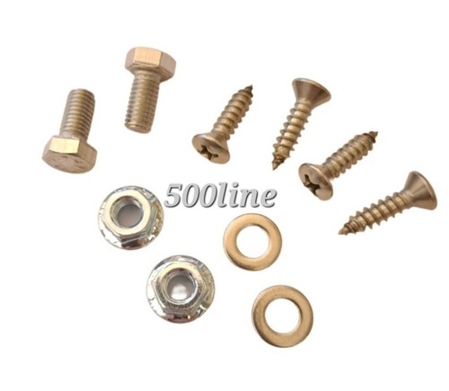 Kit fissaggio targa porta - targa, e