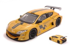 MODELLINO AUTO STATICO BURAGO RENAULT MEGANE TROPHY GIALLO MODELLISMO SCALA 1:24
