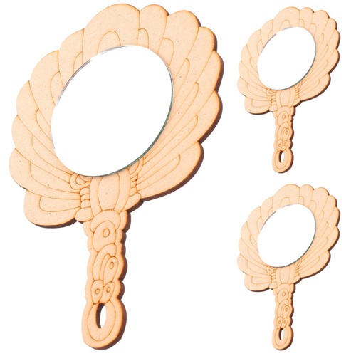 Specchio legno pezzi - in, 3