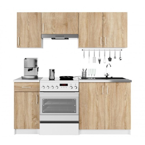 Cucina lineare 180 moderna - cucina,