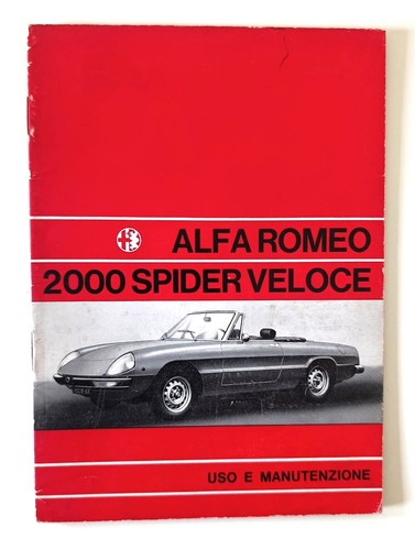 Uso manutenzione alfa romeo - manutenzione,