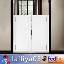 Porta a battente in legno bianco da parete doppia mezza porta caffè salone bar con cerniera