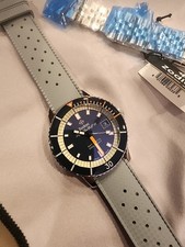 Orologio Uomo Zodiac ZO9266 Super Sea Wolf Compressione Acciaio 40mm Subacqueo Automatico